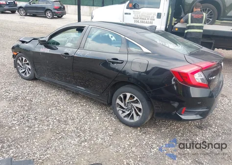 2018 Honda Civic Ex from USA, damaged, VIN 2HGFC2F75JH581821